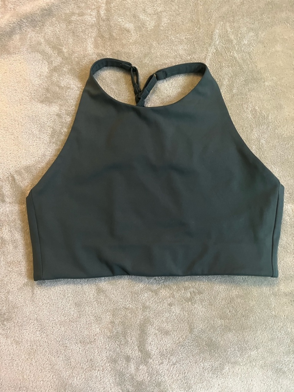girlfriend collective Black High-Neck Sports Bra